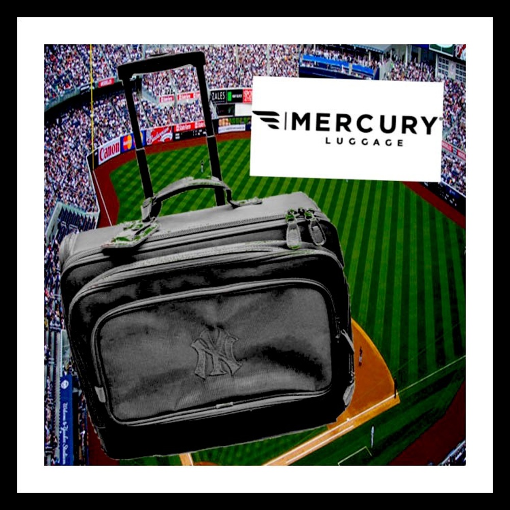 NY Yankees Mercury Luggage Wheeled Computer Case